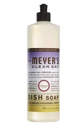 11383 Mrs. Meyers Clean Day 16 Oz. Compassion Flower Liquid Dish Soap 286