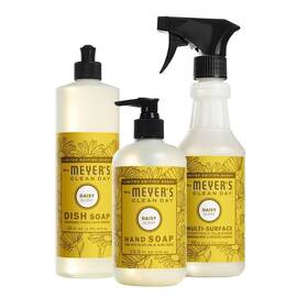 14585 Mrs. Meyers Daisy Kitchen Set Dish Soap Hand And Multi-surface Cleaner