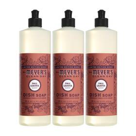 383564 Mrs. Meyers Clean Day Dish Soap Fall Leaves Scent 16 Fl Oz Pack Of 3