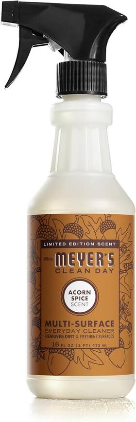 Mrs. Meyers 711181214208 Clean Day All-purpose Cleaner Spray Acorn Spice 16 Fl Oz