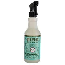 Mrs. Meyers 808124144415 2 Pack Clean Day Everyday Multi-surface Cleaner Basil 16 Fl Oz