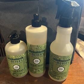 Mrs. Meyers 808124174245 Surface Cleaner Hand Soap Dish Bundle Iowa Pine Scent - New