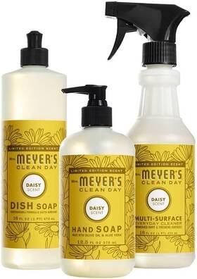 Mrs. Meyers Clean Day 445011954967 Kitchen Set Dish Soap Hand And Multi-surface Cleaner 3 Ct