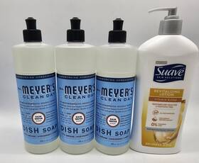 Mrs. Meyers Clean Day 445014732784 Liquid Dish Soap Rain Water 16 Fl. Oz - Lot Of 3 Gift