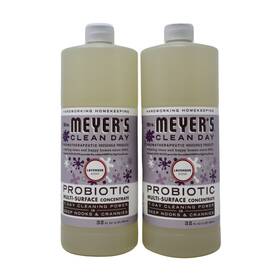 Mrs. Meyers Clean Day 808124117327 2-pack Probiotic Multi-surface Concentrate Lavender 32oz
