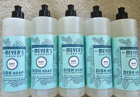 70349 Mrs. Myers Clean Day Meyers Liquid Dish Soap Mint 16 Oz. - Quantity 10