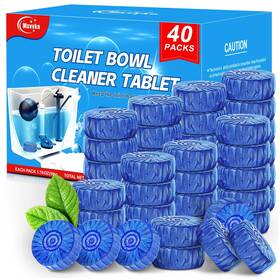 T-two-01 Msvvko Septic Safe Toilet Bowl Cleaner Tablets - 40 Long-lasting Stain Remover Tabs