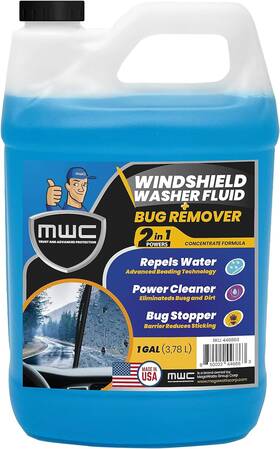 446863 Mwc Windshield Washer Fluid Ready To Use Removes Dirt Safe For The Environmen