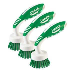 Myriad Bundles 850042801239 Libman Curved Kitchen Brush Set Multifunctional Cleaning Scrub Brushes For Dishe
