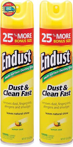8541814764 Nakoma Products Multi-surface Dusting And Cleaning Spray Lemon Zest 12.5 Ounce Pack Of 2