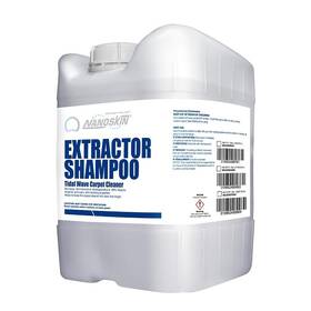 Nanoskin 019962489761 Extractor Shampoo Low Foaming Carpet Cleaner 5 Gallons - Machine Use Upholste