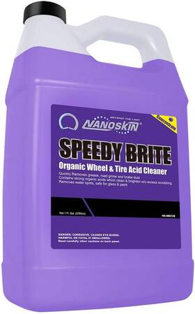 Na-sbe128 Nanoskin Speedy Brite Professional Wheel And Tire Acid Cleaner 1 Gallon - Car Wash