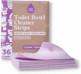 Nativ Tales 445051328308 Toilet Bowl Cleaner Sheets 36 Cleans Septic Safe Strips For