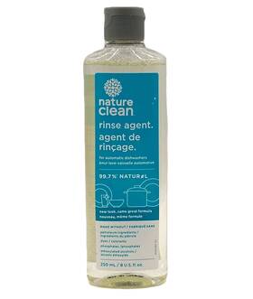 Natural Clean 058951232506 Nature Automatic Dishwasher Rinse Agent - 99.7% 8 Fl Oz