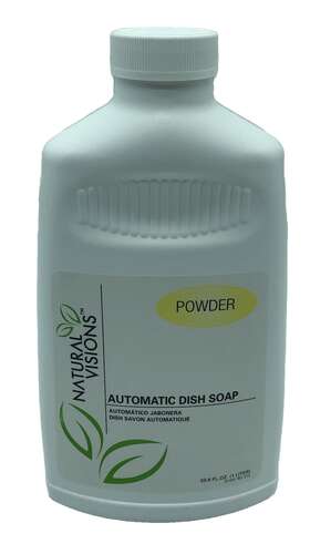 501145 Natural Visions Automatic Dish Soap Powder 1 Liter Spot Free Dishwasher Made Usa