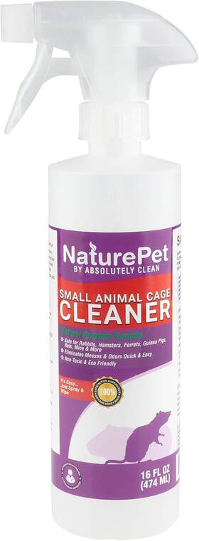 Naturepet 726084353831 Amazing Small Animal Cage Cleaner Just Spray/wipe Easily Removes Messes And Odor