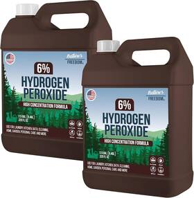 H2o2 Natures Freedom 840140306118 Hydrogen Peroxide 6% Concentrate And Purified Water Only