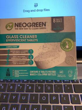 3pks Neogreen 031779008737 Bundle Of Heavy Duty Glass Cleaner Tablets