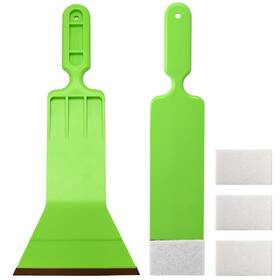 Nt070 Newishtool Window Tint Tools Bulldozer Squeegee Kit Green Wide Mouth And Scrubber Paddle