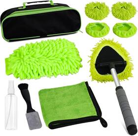 Nb04wt01 Nexabrush 8pcs Windshield Cleaner Tool Car With Extendable Handle
