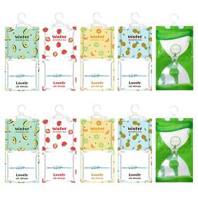 N187443 Nicolekay 10 Pack Moisture Absorber Hanging Bags Fragrance Free Humidity Packs