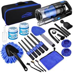 Nikcosmk 768531998844 17pcs Car Detailing Kit Interior Cleaner Cleaning With Handh
