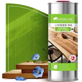 62187041 Nordicare 1l Linseed Oil For Wood Protection I Varnish Indoo