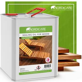 62245510 Nordicare Sealing Wood Oil For Outdoor Garden Furniture - Teak Fur
