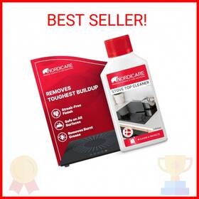 Nordicare 709011707209 Stove Top Cleaner Glass Ceramic - Induction Cooktop Polish And Protector