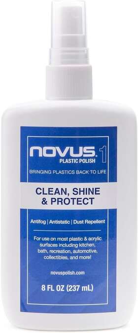 7020 Novus 689997629427 Pack Of 2 Plastic Clean And Shine #1 8 Ounce Bottle