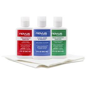 Novus-pk1-2 Novus 7136 Plastic Clean And Shine #1 Fine Scratch Remover #2 Heavy