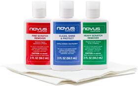 Novus 744759268822 Pk1-2 Plastic Clean And Shine #1 Fine Scratch Remover #2 Heavy