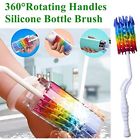 Npsca Baby Milk Bottle Soft Silicone Brush Cleaner 710280020710