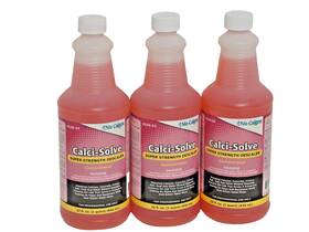 4134-24 Nu-calgon Calci-solve Super Strength Descaler 1 Quart Bottles Lot Of 3