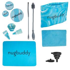 Nugbuddy 198168803455 Glass Cleaning Kit - Reusable Silicone Accessories Complete To Clean Yo