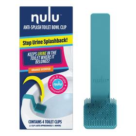 Nulu 860009772564 4 Pack Anti-urine Splash Toilet Bowl Clip Gift For Men And Boys Orange Sce