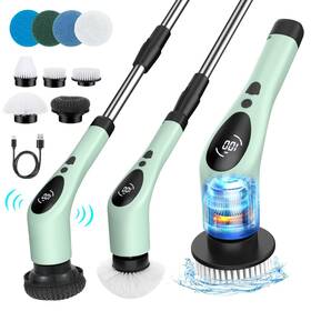 Nuovoware 723314177205 Electric Spin Scrubber 550rpm Cordless Cleaning Brush With Three Speeds 3000
