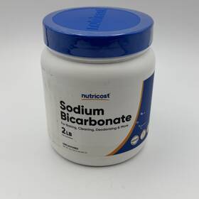 403417 Nutricost Sodium Bicarbonate 2lb Baking Soda Pure Food Grade Cleaning Deodorizer