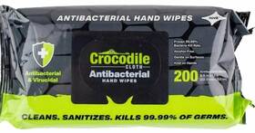 Nuvik 060460470428 Crocodile Cloth Hand Wipes Cleans Cloths 8.6 Inch X 7.9 - 1 Pack Of 200