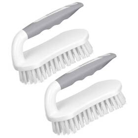 Nvnoo 445043386316 5.9 Inch Heavy Duty Stiff Bristles Scrub Brushes For Shower Carpet Kitchen And