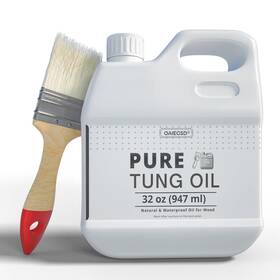 Oaiegsd 642380726523 32 Oz Pure Tung Oil 100% Natural Wood Sealer For Furniture