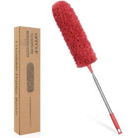 V9-rdccdz-fba Offcup Microfiber Feather Duster Extendable Dusters With Extra Long 100 Inches