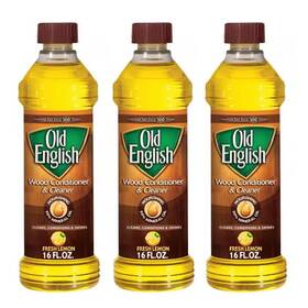 Old English 400725027656 3-pack Lemon Oil Furniture Polish Wood Cleaner Condtioner 16 Oz