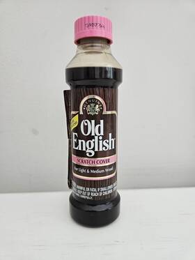 963393 Old English Vintage 90s Genuine Scratch Cover Light And Medium Wood Pink Cap 8 Oz