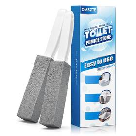 Omszte 737917675655 2pack Pumice Stone Toilet Bowl Cleaning With Handle Scouring Stick Powerfull