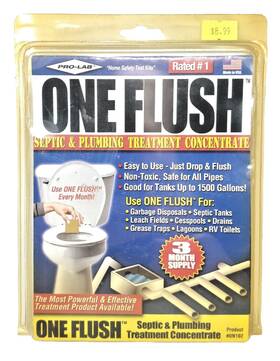 On102 One Flush Septic Tank Treatment Packets 3-month Supply Of Easy-flush Bacteria