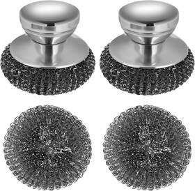 Onewly 313100460453 2pack Steel Wool Scrubber Set Stainless With St