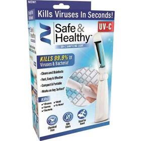 Ontel Safe And Healthy Powerful Uv-c Sanitizing Light Kills 99.9% Of Viruses