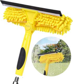 Op Yw Xne Cs 744110031980 Window Squeegee And Chenille Scrubber 2-in-1 Combo Cleaning Tools Multi-angle