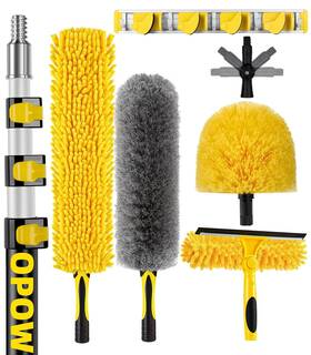 Opow 755738379972 25 Foot High Ceiling Duster Kits With 5-18ft Heavy Duty Extension Pole